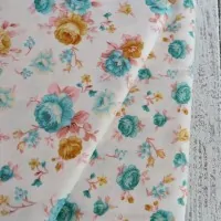Ткань набор два отреза Голубые розы  tp-0231