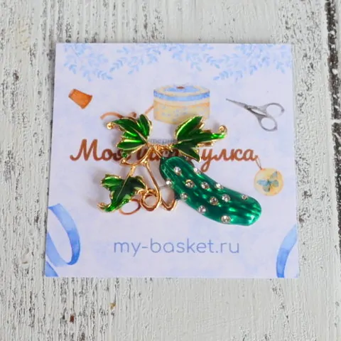 Магнитная игольница hand made Огурец mg-017 