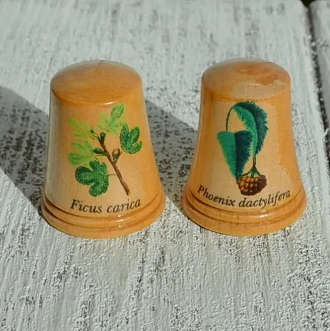 Напёрсток набор из дерева PHOENIX DACTYLIFERA/FICUS CARICA nfcv-0228 