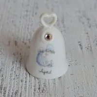 Напёрсток-колокольчик Precious moments April  Enesco nfd-0060