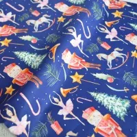 Ткань для пэчворка Щелкунчик Handmade Fabrics хлопок tp-0091