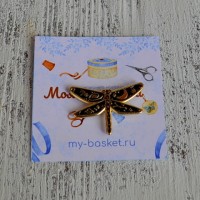 Магнитный держатель hand made Стрекоза/луна mg-058