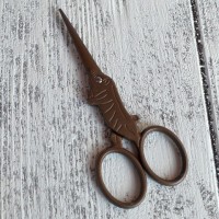 Винтажные ножницы для рукоделия и вышивки Свинья n-025/7
