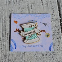  Магнитный держатель hand made Нитки с иглой mg-079