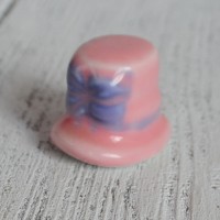 Напёрсток Шляпка VINTAGE PORCELAIN REPLICA OF PINK BONNET nff-0062