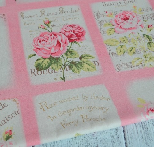 Ткань Прекрасные розы розовая tp-0178/3 