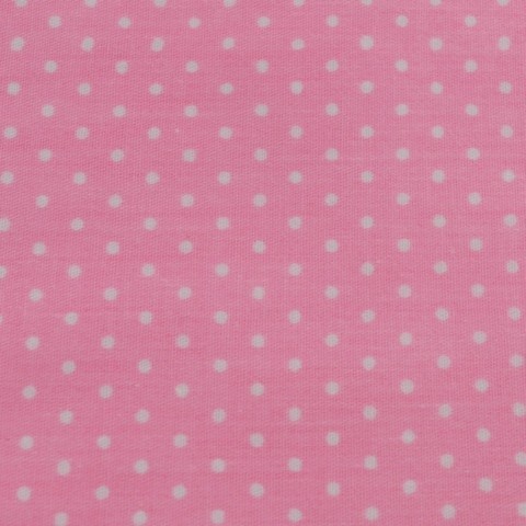 Ткань для пэчворка Горошек на розовом хлопок tp-027/2 