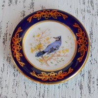 Мини-тарелочка FRANKLIN PORCELAIN BIRD BLUE JAY pf-001/19